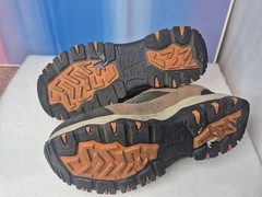 Skechers Greetah Mens 10.5 Brown Black Composite Toe Work Shoes