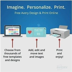 Avery Self-Adhesive Removable Labels, 0.5 x 1.75 Inches, White, 840 per Pack…