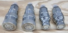 3/8 – DIN 8L – Flat Face Quick Connect SET Mini Excavator AGT Chinese Mini