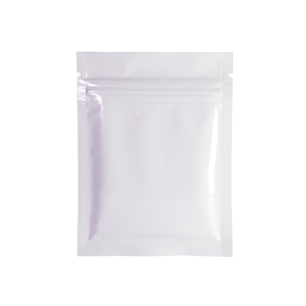 New Flat Double Sided White Mylar QuickQlick™ Bags Multiple QTY-7.5x10cm (3x4in)