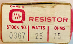 Ohmite Clarostat Wirewound Resistors Lot 25 Adjustable Fixed Vitreous NOS USA