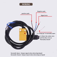 Non-Contact Liquid Level Sensor Water Alarm Induction Switch Detector DC 5-30V