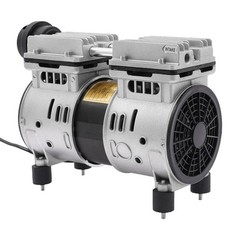 370W 110V Oilless Vacuum Pump Industrial Oil-Free Piston Vacuum Pump with Filter