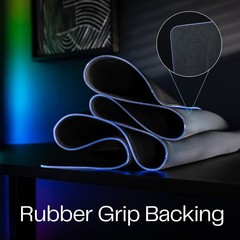 VIVO Black 60″ x 24″ RGB Desk Pad