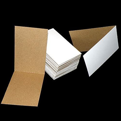 Cardboard Flat Vending 3″ x 4.5″ Card Folders Mail Shipping Stiffeners Insert