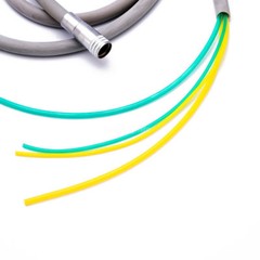 EASYINSMILE Dental 2/4 Hole Silicone Tubing Hose for Air Turbine High Handpiece