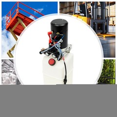 5.68L/6QT Single Acting Hydraulic Pump Hydraulic Pump Motor 1.6KW DC12V 3000RPM