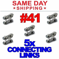 #41 Roller Chain Connecting Links (Lot of 5)
