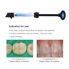 Dentex Dental Universal A1 A2 A3 A3.5 B1 B2 Recambio de Resina Compuesta de Foto