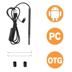 LED Ear Endoscope HD Otoscope Ear Wax Cleaning Camera Tool Cleaner Removal Kit