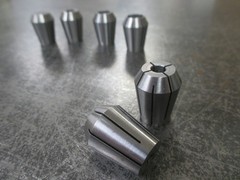 New 6-Piece E-16 Steel 1/16″, 1/8″, 3/16″, 1/4″, 5/16″ & 3/8″ Spring Collet Set