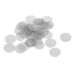 80Pcs, Pipe Screen Stainless Steel Screen 3/8 Inch (9.5mm) Dia for Pipe Filter