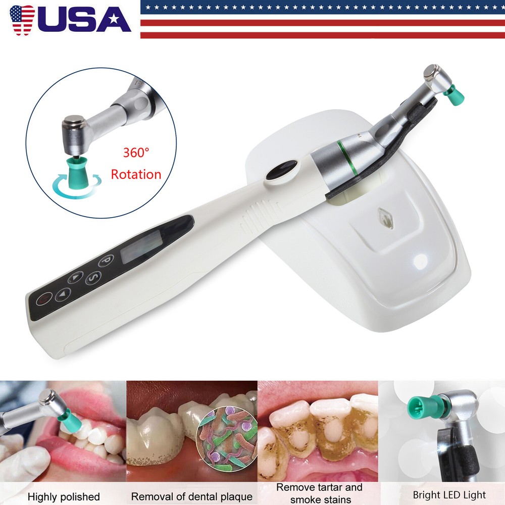 Dental LED Cordless Hygiene Prophy Handpiece 4:1 Polishing Motor Handpiece de