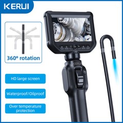 1080P HD LED Handheld Industrial Endoscope 8mm Borescope Inspection Snake Camera