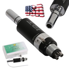 Slow/Low Speed E-type Air Motor Handpiece 4-Holes Yabang black CE Dental