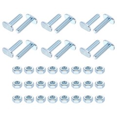 PATIKIL 1/4″20 x 1 T Track Bolts, 12 Pack T Slot Bolts Universal with 24 Pack…