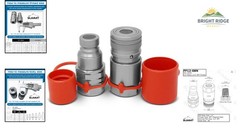 Universal Quick Disconnect Couplers for Skid Steer Loaders with High Flow Design