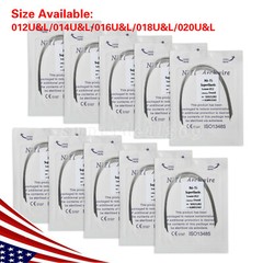 Dental Ortho Super Elastic Niti Arch Wire Round Ovoid Form for Bracket Braces CE