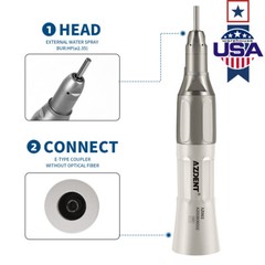 AZDENT Dental LED High Low Speed Handpiece Contra Angle Straight Air Motor Kits