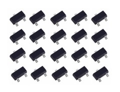 20 Pcs Pack Lot SOT-23 Triode Transistor SMD MMBT5551 2N5551 G1 0.6A 160V NPN IC