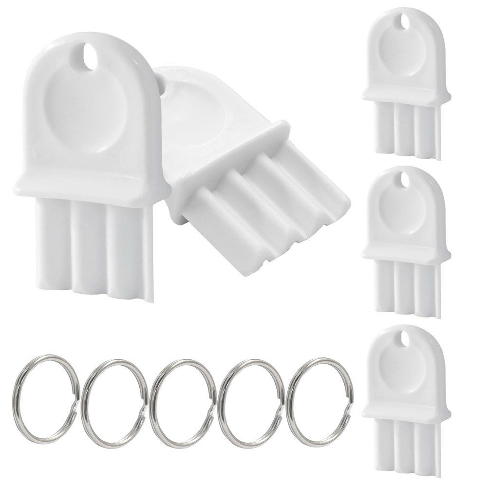 5 Pcs Tissue Dispenser Key Replacement Universal Paper Towel Dispenser Key, U…