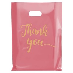 Gute 50 Pack Thank You 1 Count (Pack of 50), Pink-9×12 Inch(50pcs)