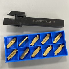 12mm External slot Groove turning tool holder MGEHR1212-3 + 3mm carbide Insert