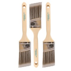 3-Pack – 2″ Angle Brushes for All Latex and Oil Paints & Stains