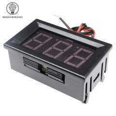 0.56″ DC AC 5V-30V-500V Digital Voltmeter Voltage Panel Meter Color LED Display
