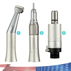 NSK Style Dental High/Low Speed Handpiece Kit E-generator LED Turbine 2/4Hole DM