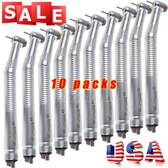 10 Pcs Seasky NSK PANA MAX Style Dental High Speed Turbine Handpiece Push 4Hole