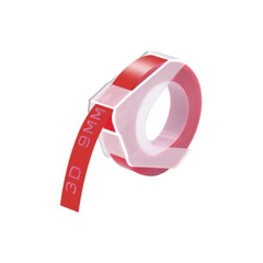1PK for Dymo Organizer Xpress Pro 12966 Red 3D Embossing Labels 9mm 520102