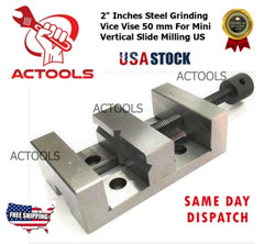 Steel Grinding Vice 2″ Inches Vise 50 mm For Mini Vertical Milling Slide USA