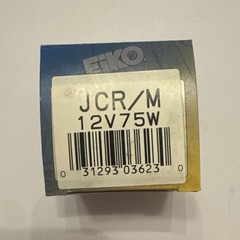 Eiko JCR / M 12V 75W Precision Optical Bulb NOS