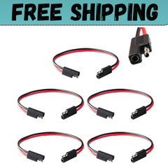 5Pcs 12″ 12Gauge 12V 2 Pin Quick Disconnect Wire Harness SAE Connector Cable