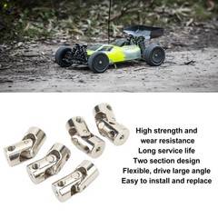Universal Joint 5 PCS 2mm 2 Section Shaft Coupling Screws RC Boat Car Motor
