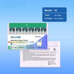 Dental Endodontic Absorbent Paper Points Taper 0.02/ 0.04 /0.06 15#-40# 45#-80#