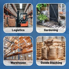 Greaton, 48x40x5 Wooden Pallet Kit, Heavy-Duty Industrial Grade Pinewood, Una…