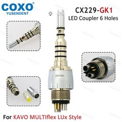 US NEW COXO Dental 4/6 Hole Coupler Turbine Cartridge Rotor O-Ring For KAVO NSK
