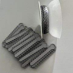 Dental Orthodontic Elastic Ligature Tie&Long/Short/Continuous Power Chain Sliver