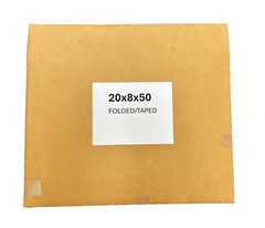 20″ x 8″ x 50″ Cardboard Corrugated Box – SIDE LOADING – GUITAR BOX