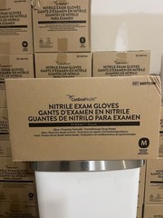 Cardinal Health nitrile exam gloves size Medium 2500 per case
