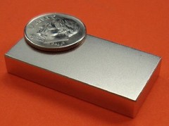 1.5′ x 3/4 x 1/4 Inch Rare Earth Neodymium Block Magnets Grade N42