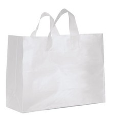 Clear Bags Plastic 250 Retail Merchandise Shopping Frosted Frosty 16 x 6 x 12