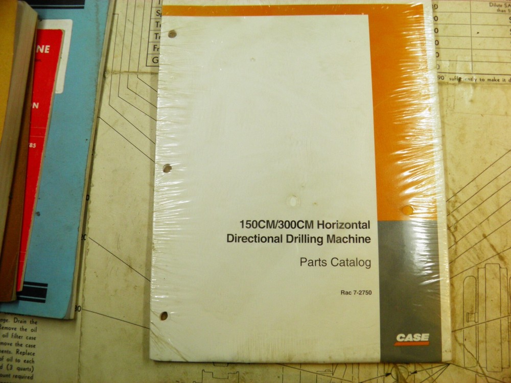 CASE 150CM 300CM HORIZONTAL DIRECTIONAL DRILLING MACHINE PARTS CATALOG 7-2750