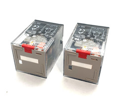 Omron MKS2PI General Purpose Relay DPDT Plug-in 8-Pin LOT OF 2