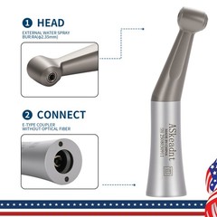 Dental Slow Low Speed Handpiece Contra Angle Straight Air Motor 2/4Holes E-type