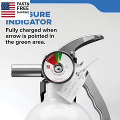 Fire Extinguisher for Boats, Single-Use 5BC