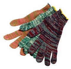 Memphis 9642L General Purpose Cotton Glove Multicolor, Size Large (12 Pair)