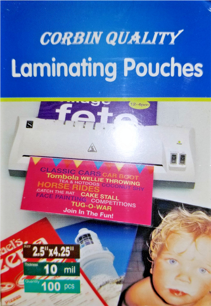 100 Letter 10 Mil Laminating Pouches Laminator Sheets 9 x 11-1/2 Quality
